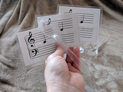 Musical Note Spoons | Free Piano Teaching Game (Digital Print)