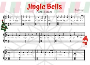 Jingle Bells | Free Easy Piano Sheet Music (Digital Print) | pianotels.com