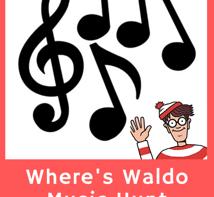 Where’s Waldo Music Hunt | Free Music Theory Review Game (Digital Print)